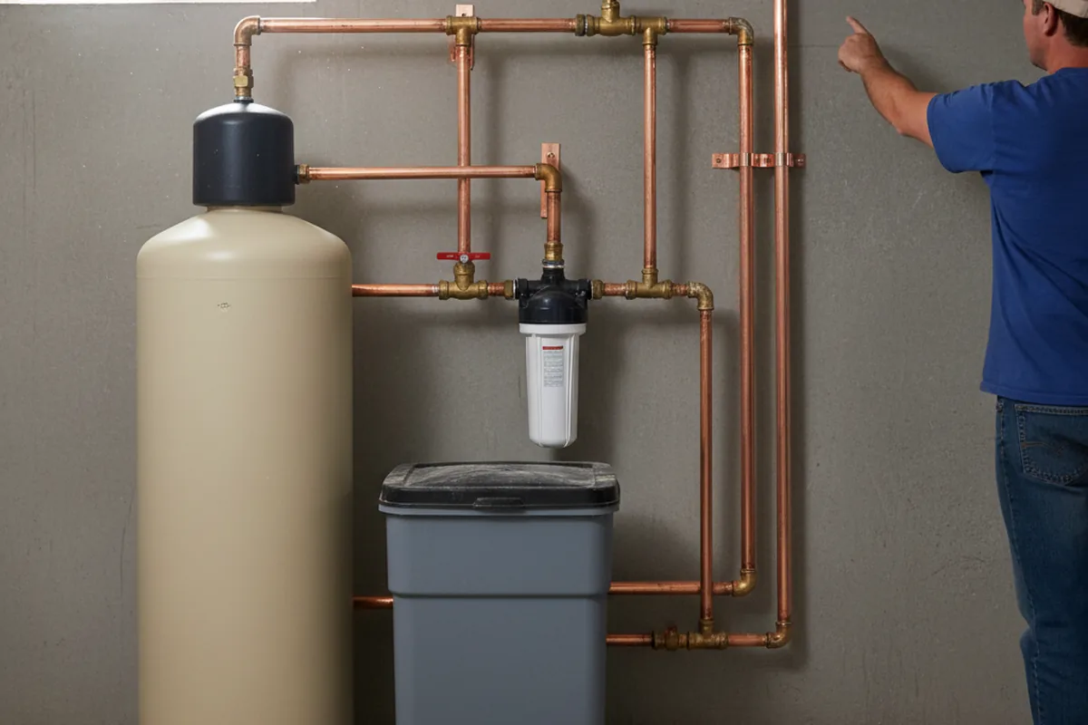 Whole-house water treatment system installed in Delavan